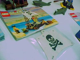 VINTAGE LEGO PIRATES 6252 SEA MATES W/BOX,6256,6261,6234 ALL COMPLETE