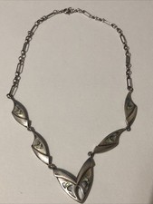 Norman Grant Dust Jewellery Art Nouveau Style Sterling & Enamel Necklace