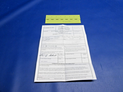 Beech 1900D Airliner Toilet Access Door Hinge W/8130 129-440011-7 NOS (0126-721)