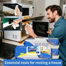 2Pk Mioszzi  Household Appliance Cleaning Wipes,Microwave, Oven, Air Fryer Safe