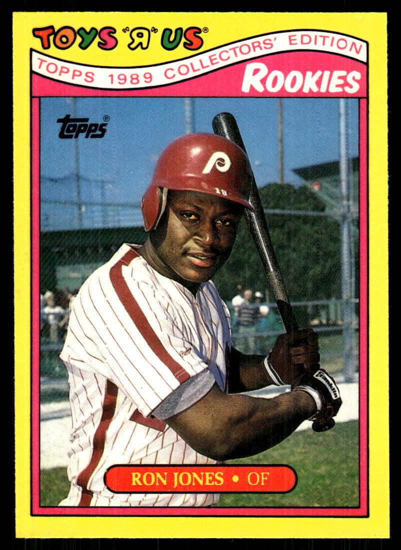 Ron Jones 1989 Topps Toys "R" Us Rookies #16 Phillies FREE SHIPPING StackedPacks