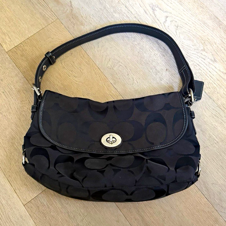 Coach Black Signature for sale - eBay