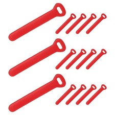 15 Pcs Leather Zipper Puller, 2.6" Zipper Sliders, Red