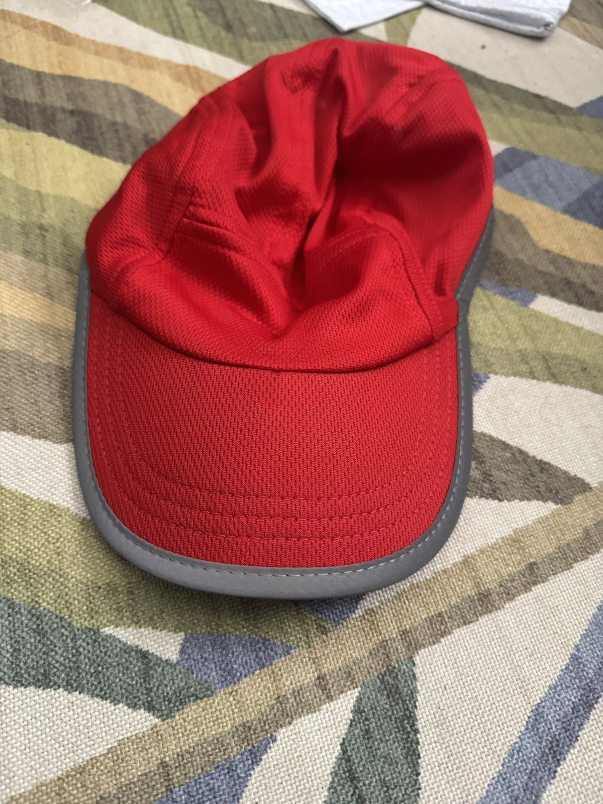 Headsweats Red Reflective Running Hat With Quick Closure