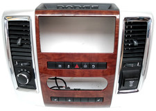 2011 2012 Dodge Ram Laramie Woodgrain Radio Bezel Dash Trim Panel 2009 2010 A62