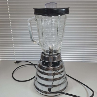 OSTERIZER BEEHIVE CHROME BLENDER VINTAGE 5 CUP 1950'S MODEL 403