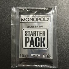 Panini 2023-24 Prizm Monopoly NBA Starter Pack 8 Cards Sealed