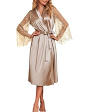 Eouaer Women's Satin Kimono Robe for Bridesmaid and Bride Wedding Party Getti...