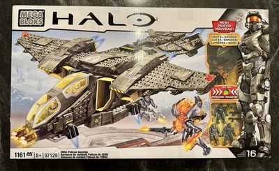Mega Bloks Halo UNSC Pelican Gunship 97129 NIB Factory Sealed