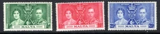 Malta 1937 sg 214 - 216 GVI Coronation set of 3 UM MNH