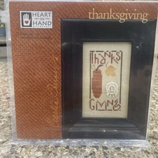 Heart In Hand Thanksgiving Counted Cross Stitch Kit