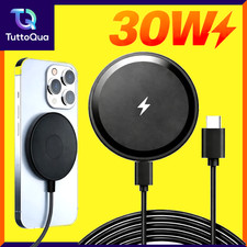 Caricatore Caricabatteria Wireless per Apple iPhone 17 16 15 14 Pro Max MagSafe