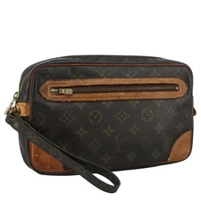 LOUIS VUITTON Monogram Marly Dragonne GM Clutch Bag M51825 LV Auth bs20990