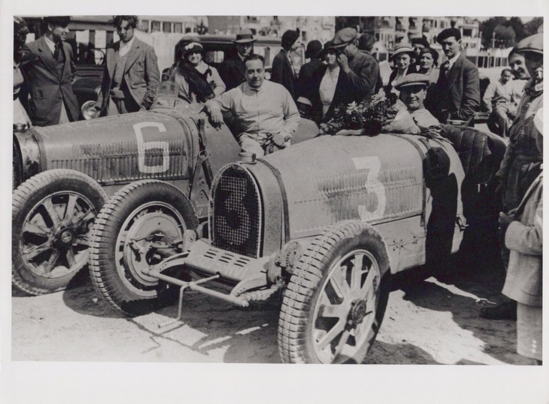 Bugatti Type 35 No.3 Winner Bouquet Grand Prix 1920s - c1970s Photo