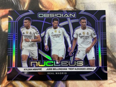 2025-26 Panini Obsidian Kylian Mbappe Jude Bellingham Purple /50 Real Madrid 🔥