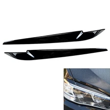 New Front Headlight Eyebrow Lamp Brow Cover Trim For BMW X5 F15 X6 F16 2014-2018