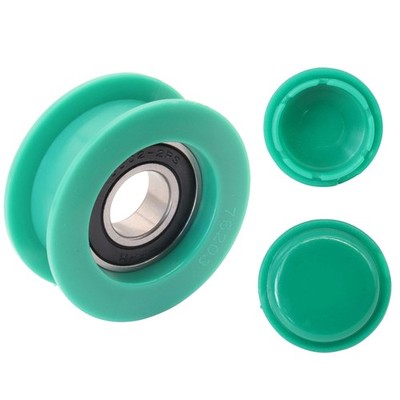 Umlenkrolle Fahrwerk Ø52mm inkl. 2 Deckel passend für Herkules HTC 13,5H Plus Ra