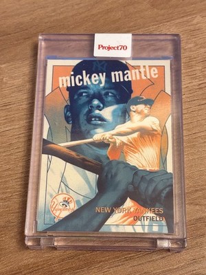 2021 topps project70 MICKEY MANTLE by MATT TAYLOR