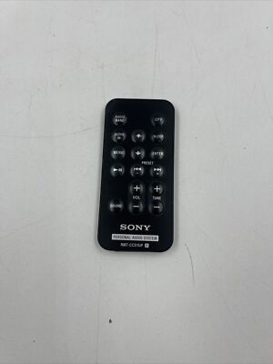 Genuine OEM Sony RMT-CCS15iP Personal Audio System Replacement Remote Control IR