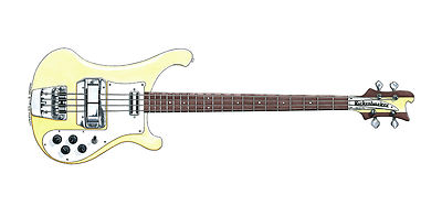 Chris Squire's Rickenbacker RM1999 Bass Greeting Card, DL size