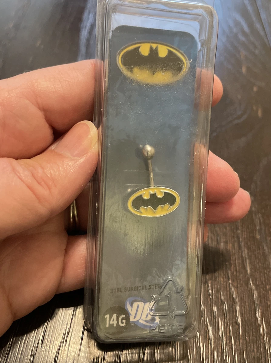 Batman belly ring deals