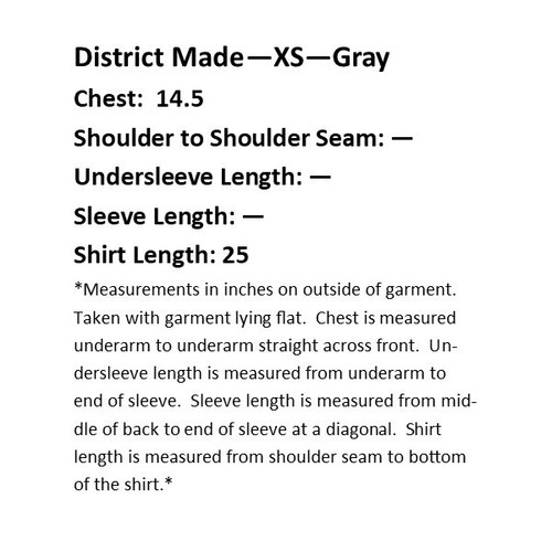 NEW - XS - DISTRICT MADE Dark Gray Racerback Tank - First I Drink the Coffee - Picture 7 of 7