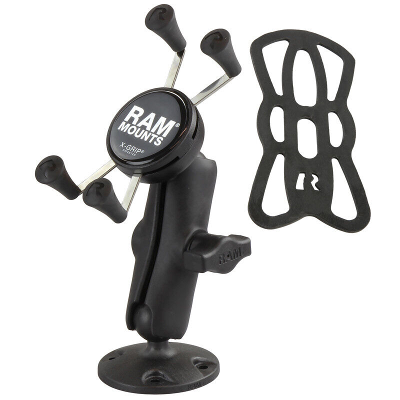 RAM Mounts Universal Plastic Screw-Down Cell Phone Mount RAP-B-138-UN7U-animated-img