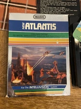 Vintage Mattel 1982 Imagic Intellivision NEW ATLANTIS  video game with box