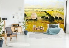 3D Oil Painting Trees B217 Wallpaper Wall Mural Self-adhesive Allan P Amy