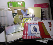 Scrapbooking/Card Making Mixed Lot - Cardstock, Tags, Page Frames, Diecuts