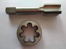 New1pc 1 5/16-16 UN Die and 1pc HSS Machine 1 5/16-16 UN Plug Tap Threading Tool