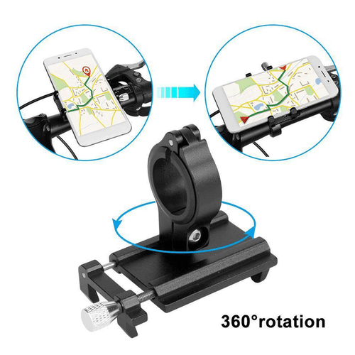 Fahrrad Handyhalterung ALU Motorrad Fahrrad Lenker Handy Halterung Smartphone - Bild 10 von 19