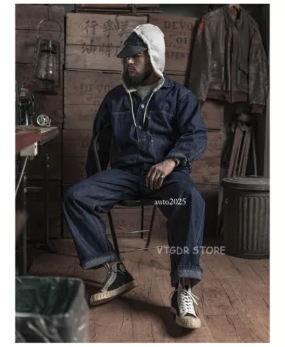 Bronson 1930s Dungarees Civilian Conservation Corps Work Pants 10oz Denim Jeans - Picture 13 of 36