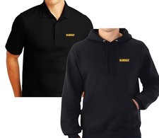 DEWALT Embroidered Logo Workwear Package Hoodie Polo Shirt Power Tool Pack