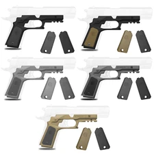 Recover Tactical Grip & Rail For Full Size 1911 Pistol w/ Grip Panels (CC3P)