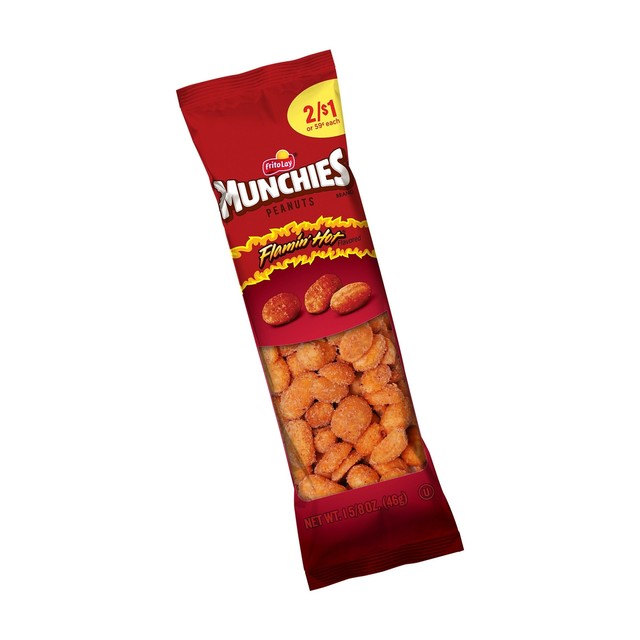 Munchies Flamin' Hot Flavored Peanuts, 36 Count, 1.625 oz Bags eBay