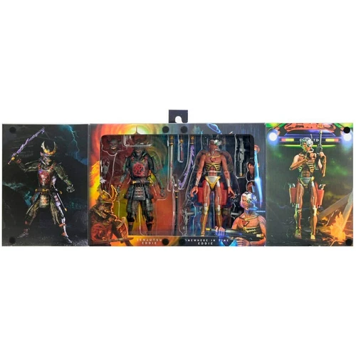 Ensemble 2 Figurines Eddie 18cm – NECA Ultimate Iron Maiden Future Past Tour