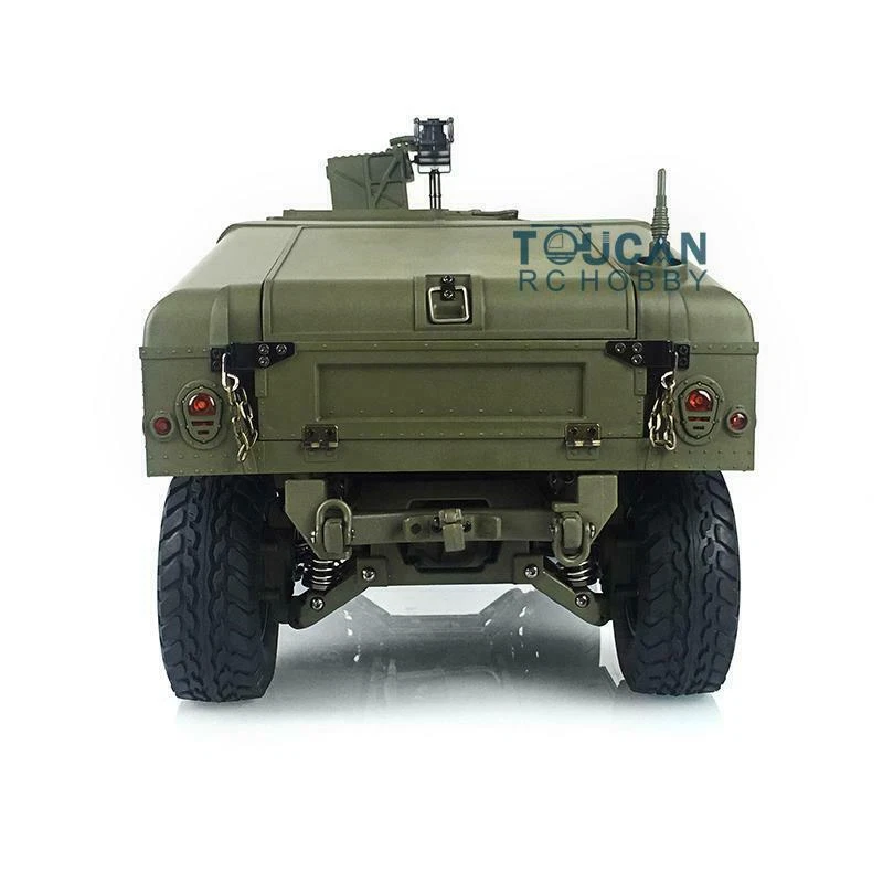 1/10 4*4 P408 RC Crawler Military Vehicle Racing Car 2Speed ESC Motor 16CH Radio - Image 4 of 4
