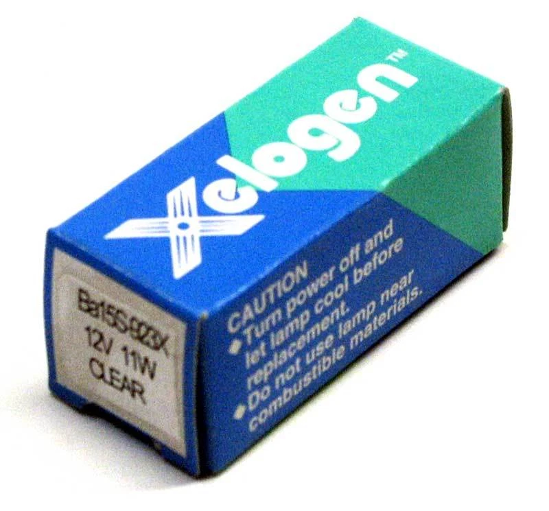 (10 LOT) THHC Xelogen Xenon 11W 12V SC Bayonet Clear BA15S-923X (Malibu Bulb) - Image 2 of 2