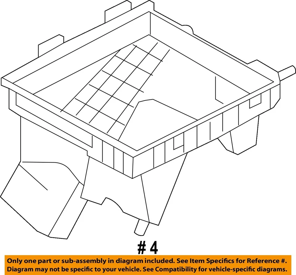 Used Air Cleaner Assembly fits: 2014 Buick Lacrosse 3.6 Grade A - Изображение 4 из 4