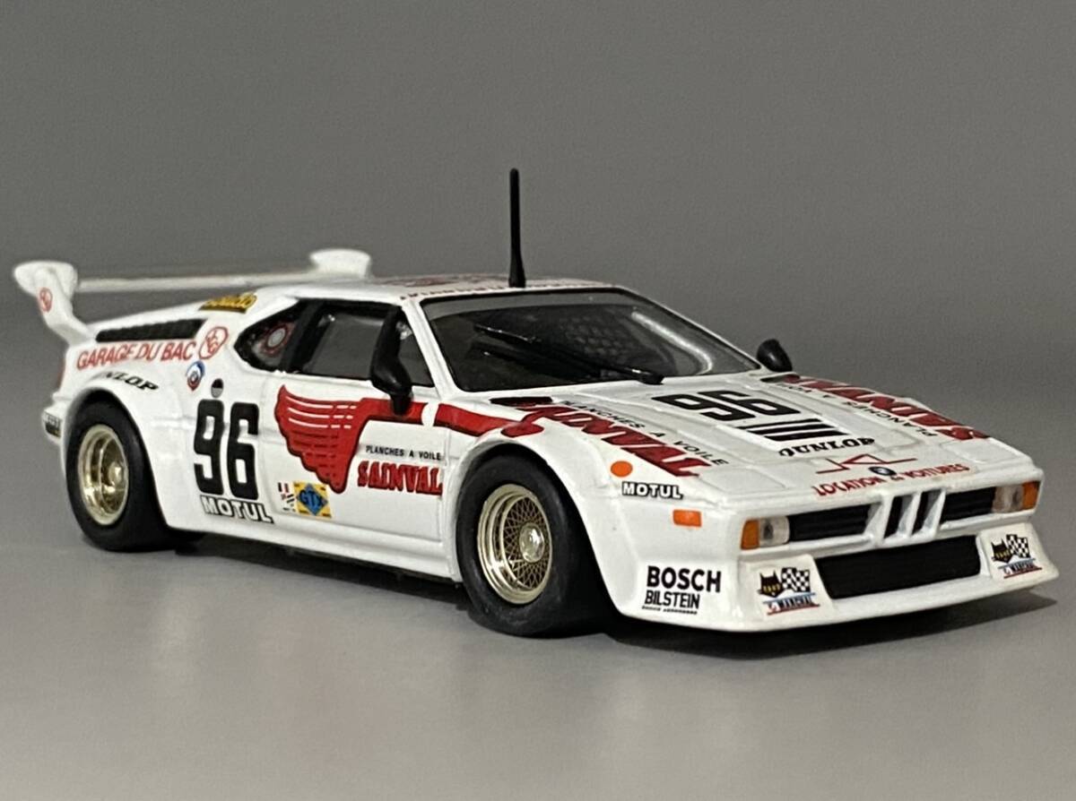 1/43 スパーク BMW M1 1980 LM Map of France BMW M1 BMW France Map Art Car 14° Le Mans 1980 - scale 1