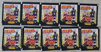 Panini Naruto true spirit of the Ninja 10 Stickertüte Tüte Bustina Pack Pochette
