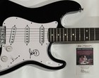 JOHN 5 SIGNED BLACK ELECTRIC GUITAR MOTLEY CRUE JSA COA — photo 2