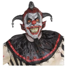 Amscan Killer Jester Scary Clown Costume MASK ONLY
