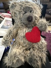 Russ Gray Bear Named Straight From The Heart 9"
