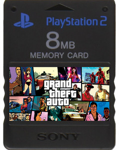 GRAND THEFT AUTO PS2 | MEMORY CARD SAVES | Vice City San Andreas Liberty Stories