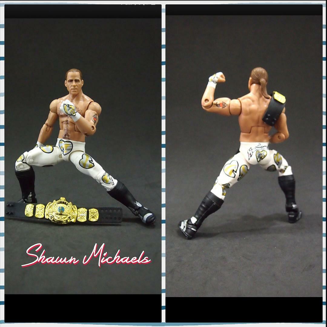 WWE Elite WrestleMania 33 Shawn Michaels & Belt Wrestling Action