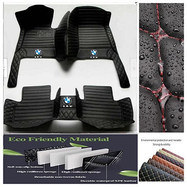 Custom For BMW All Model Car Floor Mats Carpets Waterproof Cargo Liners Handmade - Imagen 3 de 42