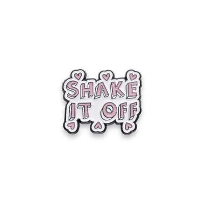 Taylor Swift 1989 Album Shake It Off Song Lyrics Swiftie Fan Jewelry Enamel Pin