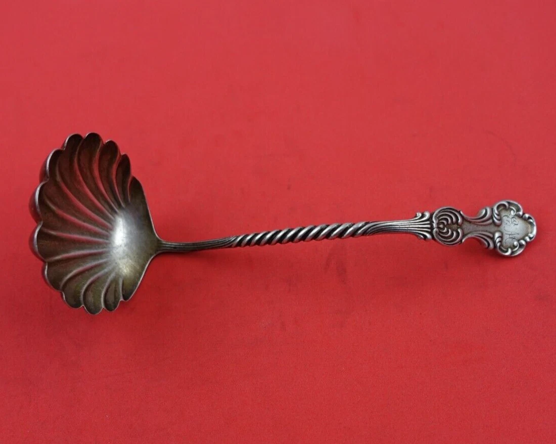 Louvre by Shiebler Sterling Silver Sauce Ladle Shell Bowl 5 1/2" Serving
